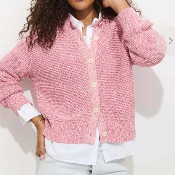 Alex Mill Nico cardigan in Marbled Pink L - Picture 2 of 2
